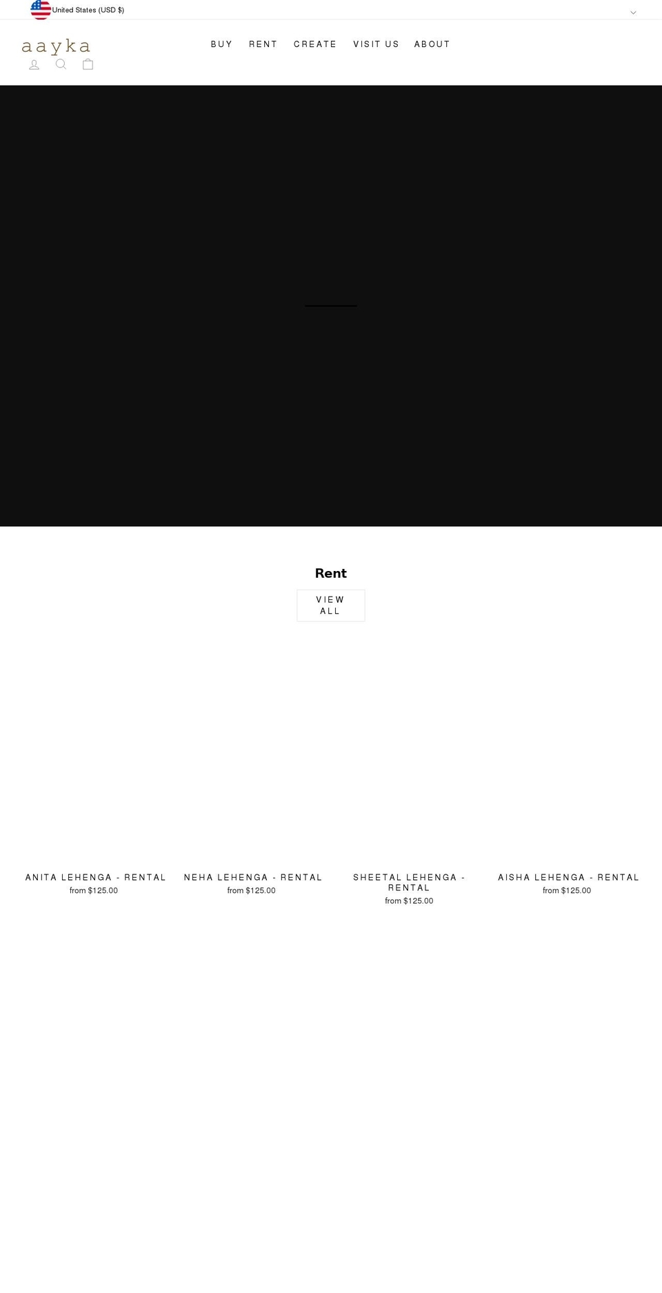 aaykafashion.com shopify website screenshot