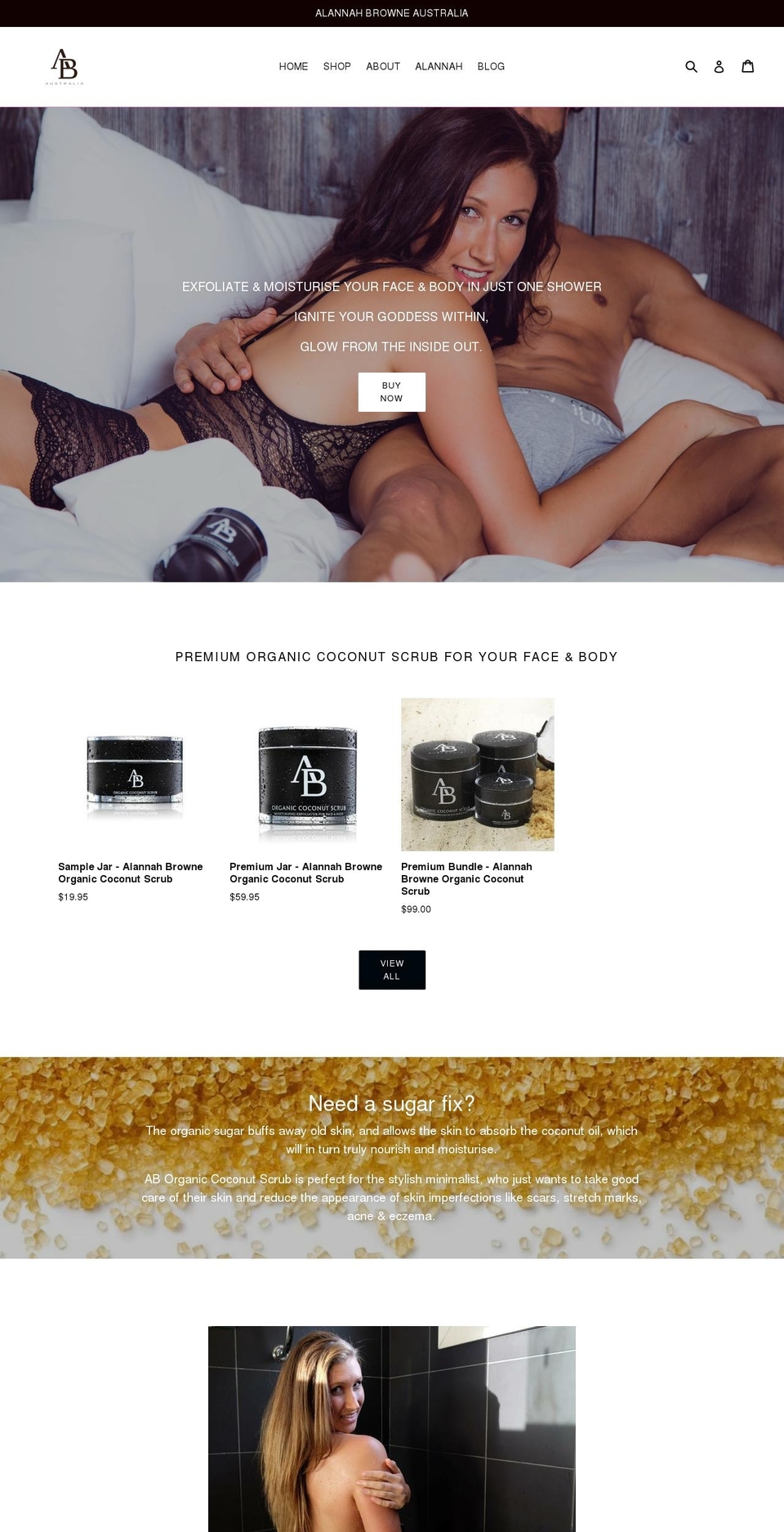 ab-australia.com shopify website screenshot