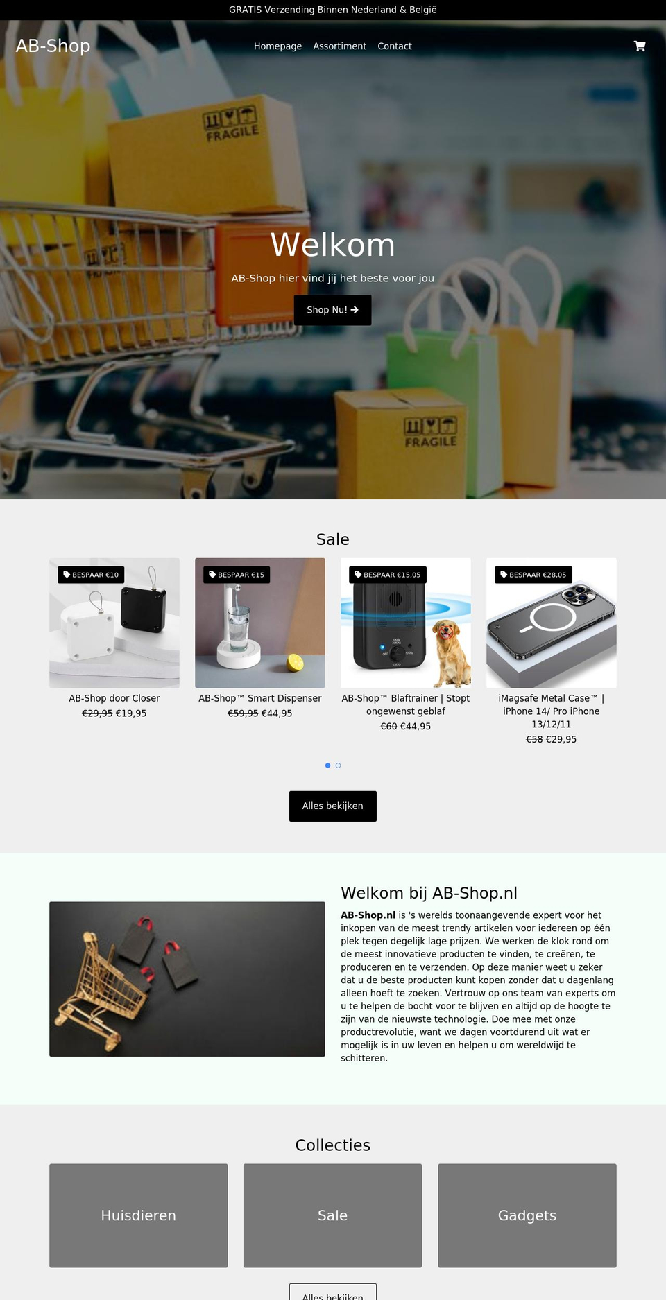 ab-shop.nl shopify website screenshot