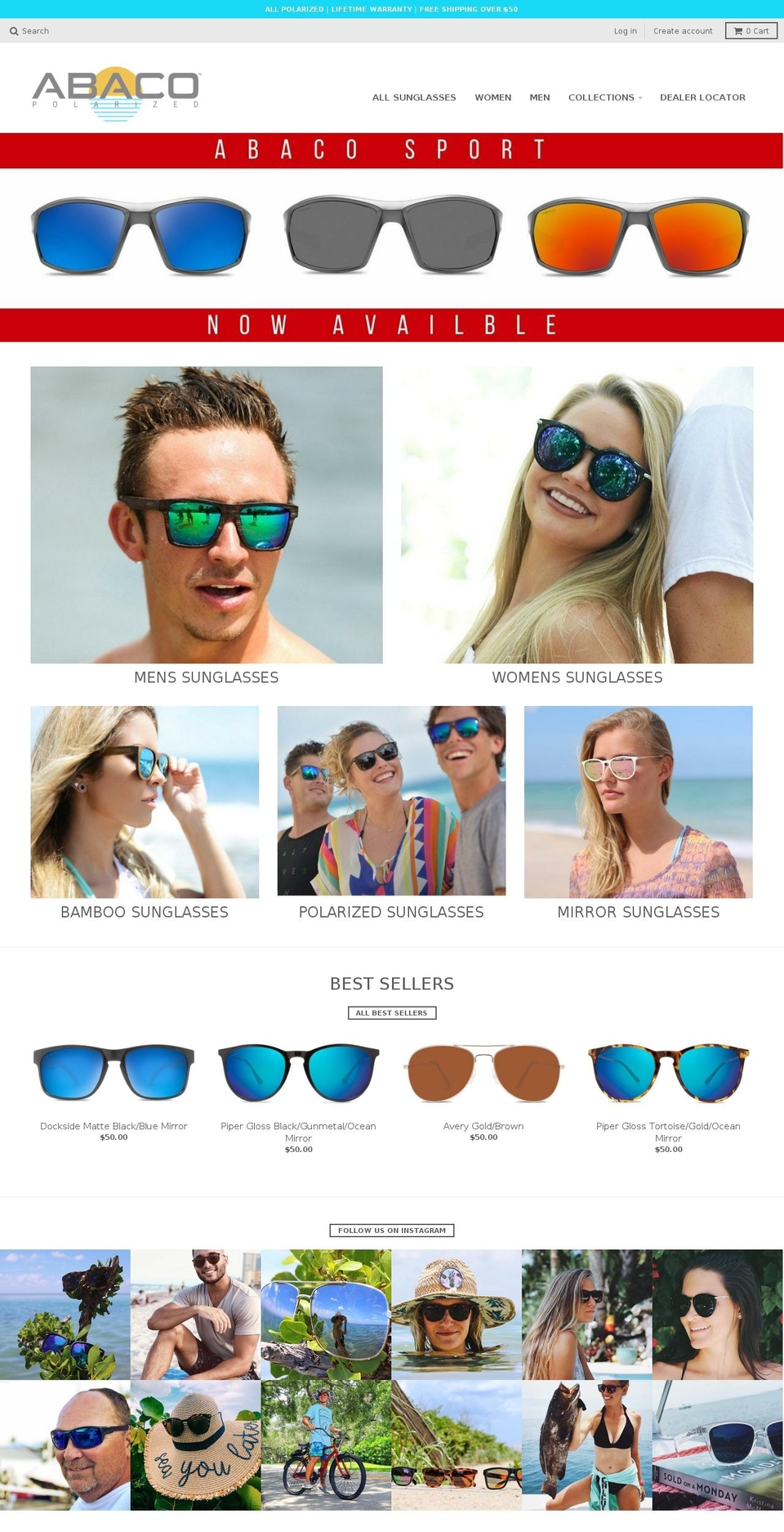 Live 2017-3-1 Shopify theme site example abacopolarized.com