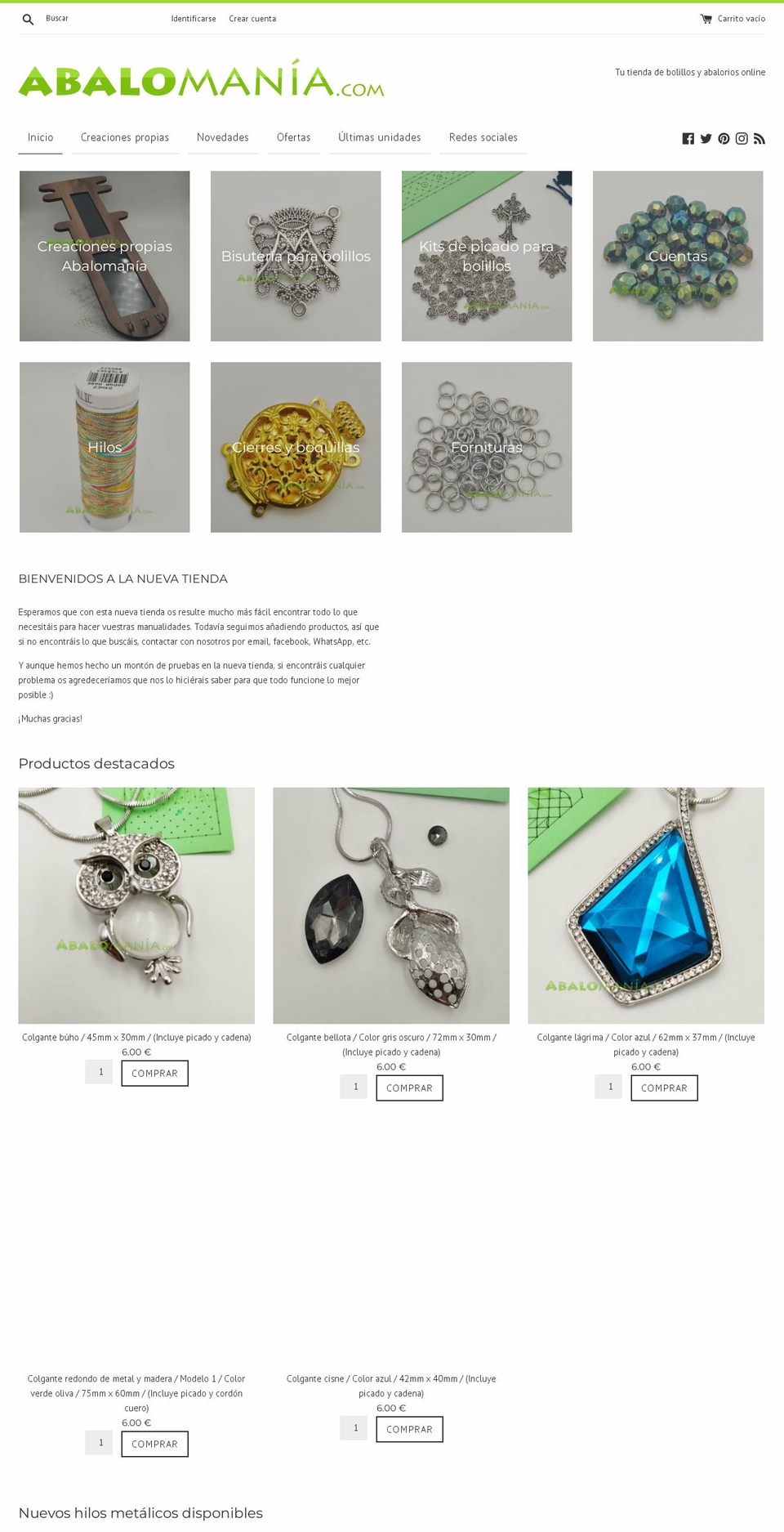 abalomania.com shopify website screenshot