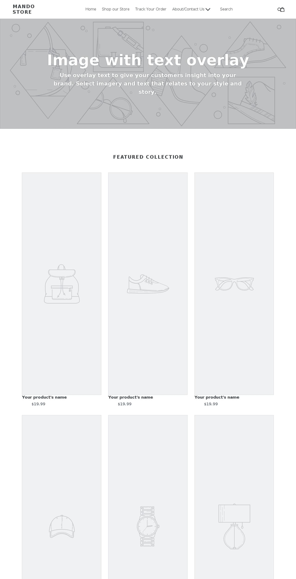 abamazon.com — Shopify storefront screenshot