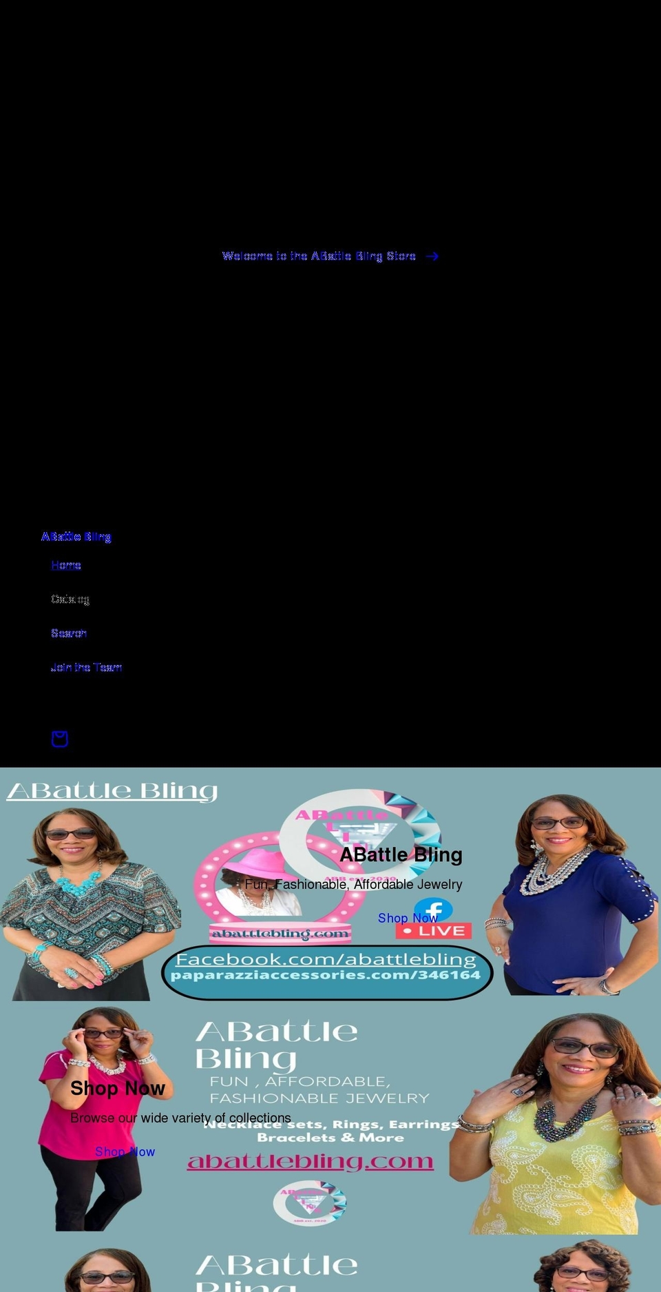 abattlebling.com shopify website screenshot