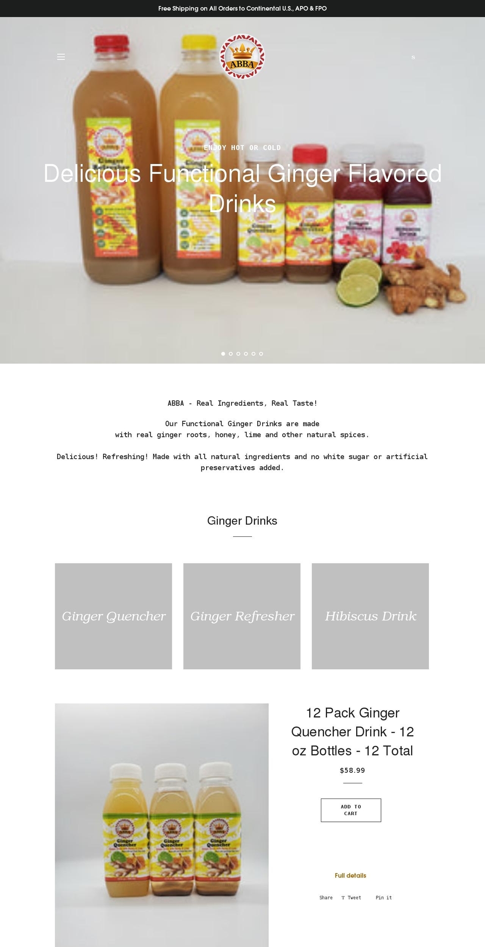 abbasuperstore.com shopify website screenshot