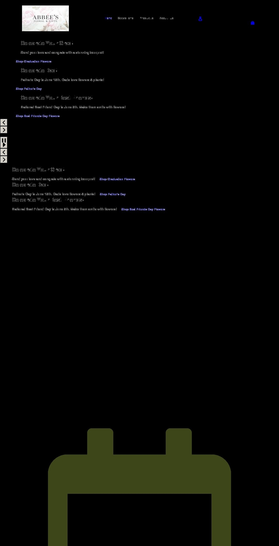 mol-standard- Shopify theme site example abbeesfloralandgifts.com