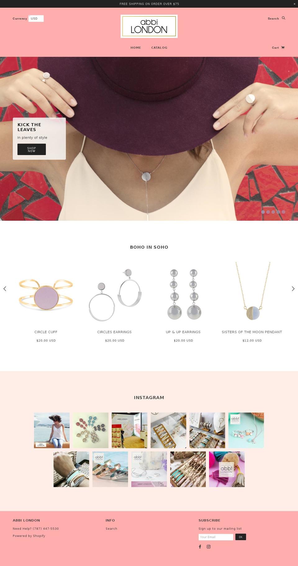 abbilondon.com — Shopify storefront screenshot