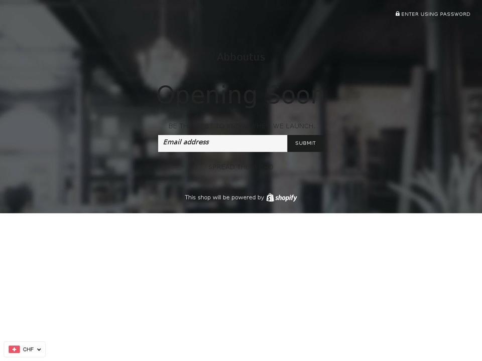 abboutus.com — Shopify storefront screenshot