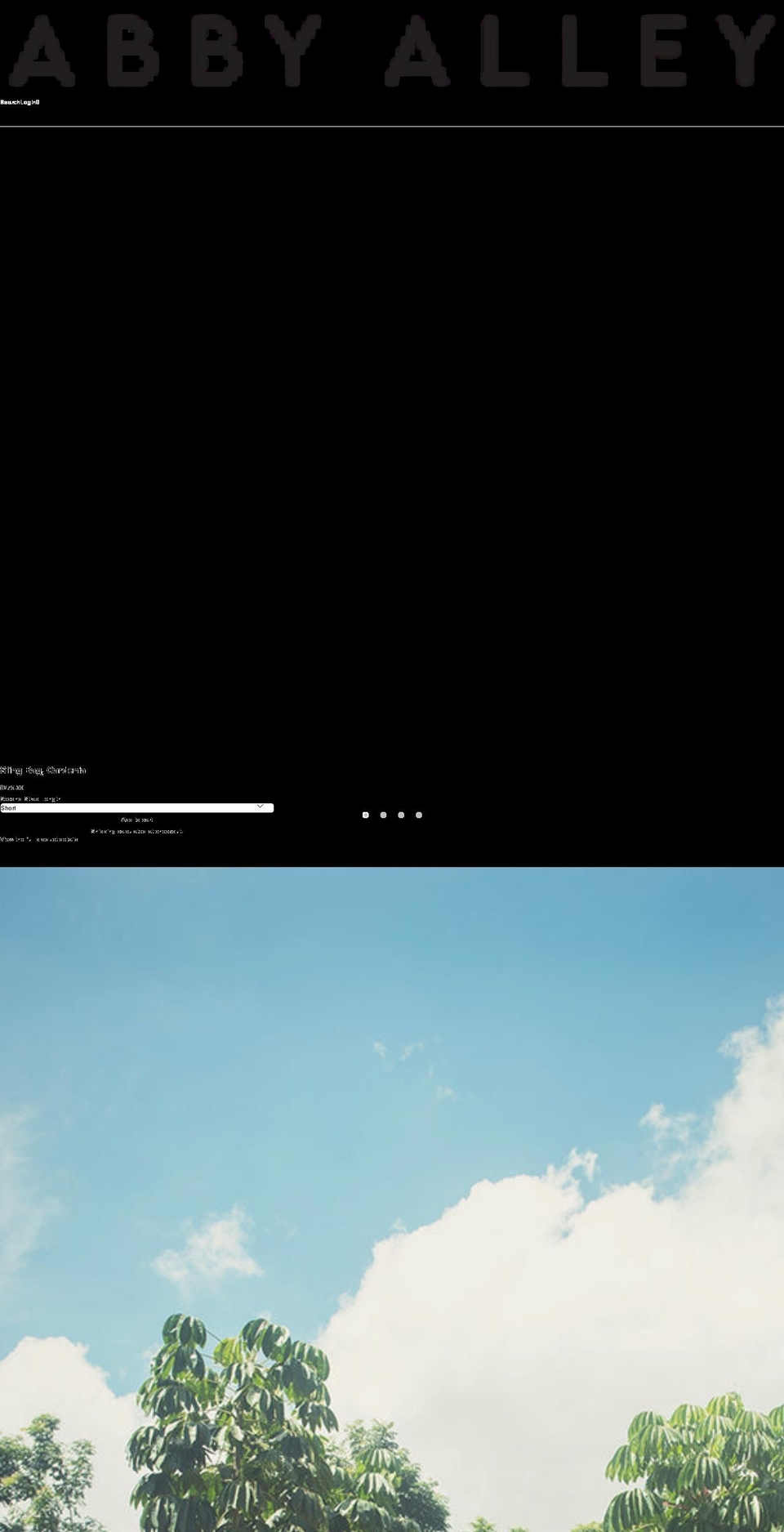 abbyalley.com shopify website screenshot