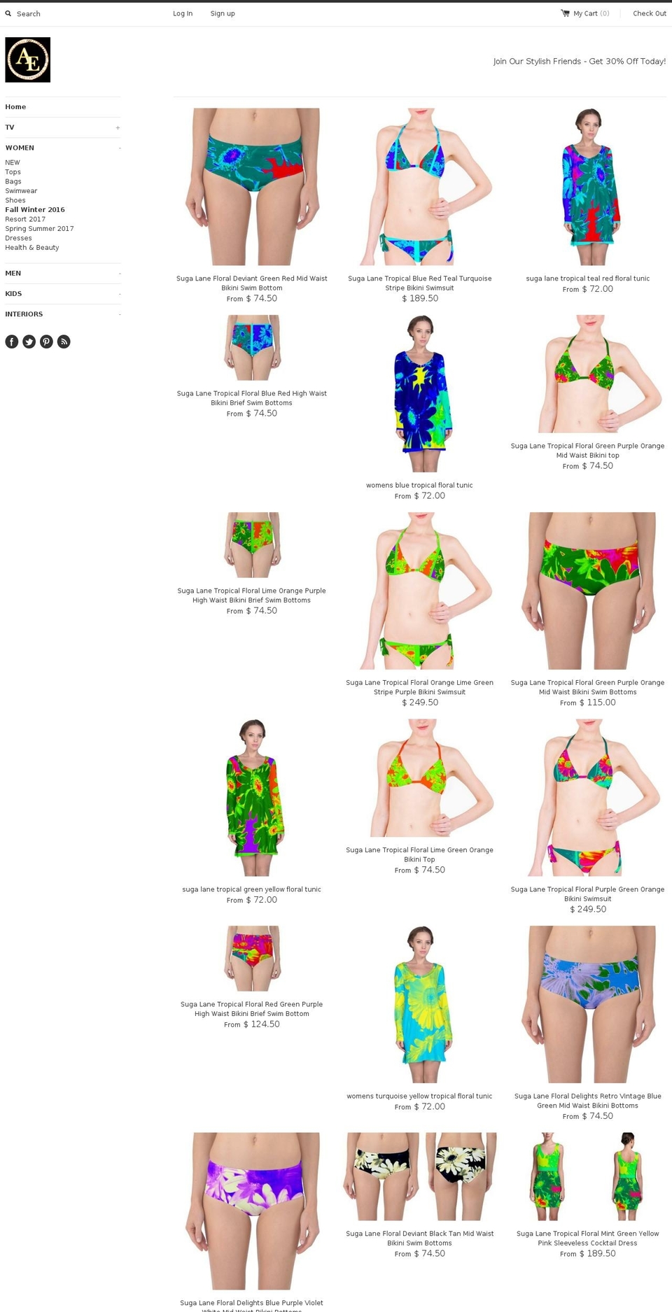 abbyessie.com shopify website screenshot