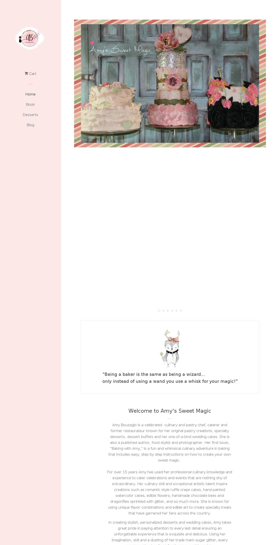 Pop [by The Web Elite] Shopify theme site example abcamysbakingcompany.com