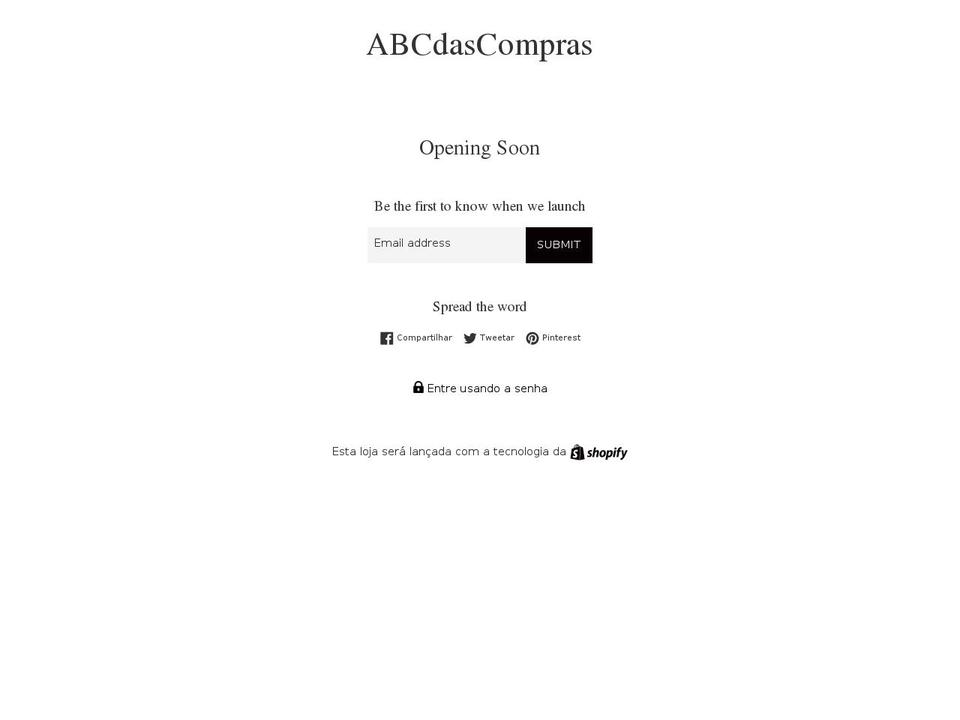 abcdascompras.com shopify website screenshot