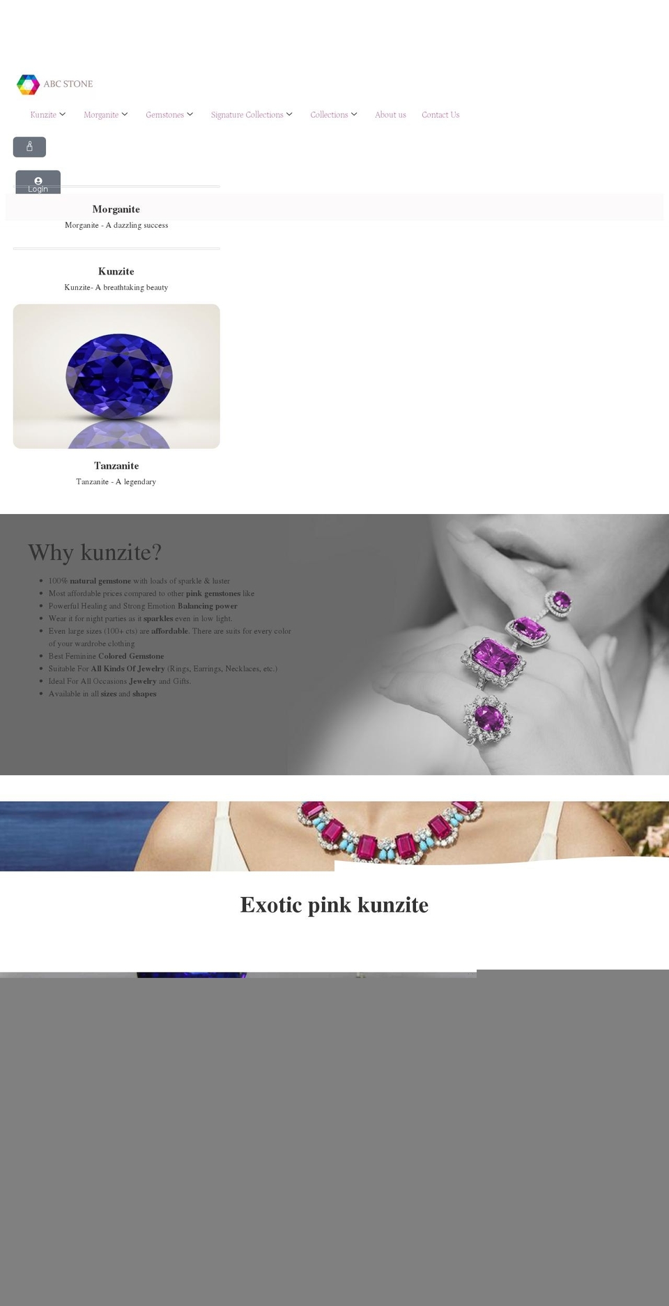 abcgemonline.com shopify website screenshot