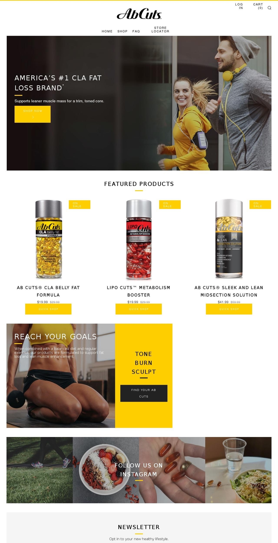 abcut.com — Shopify storefront screenshot