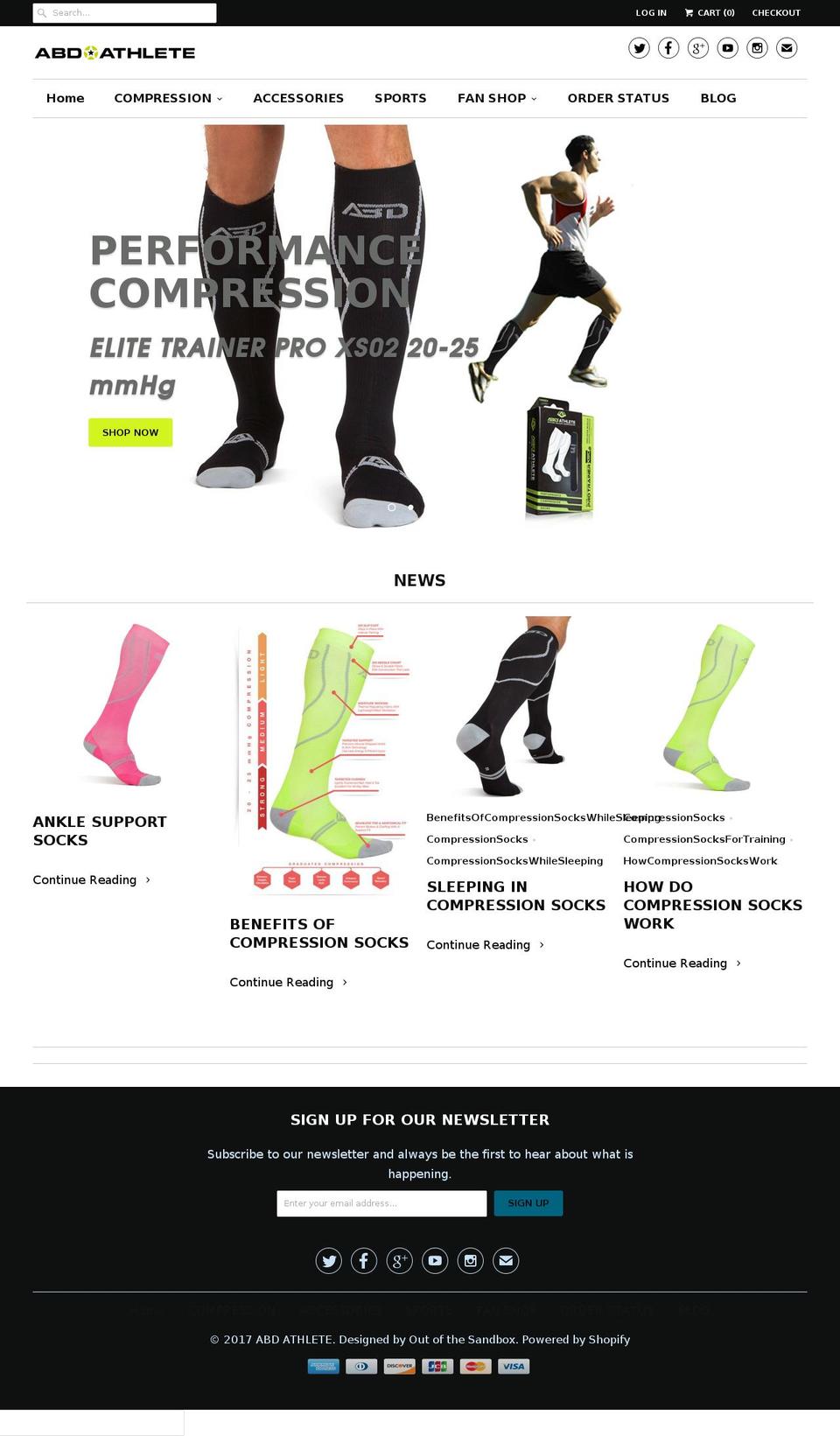 abdathlete.com shopify website screenshot