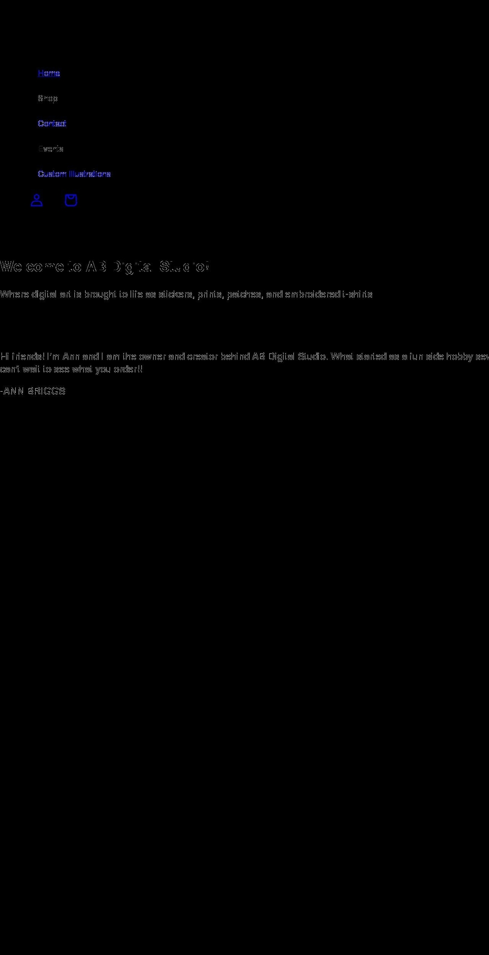 abdigitalstudio.com shopify website screenshot