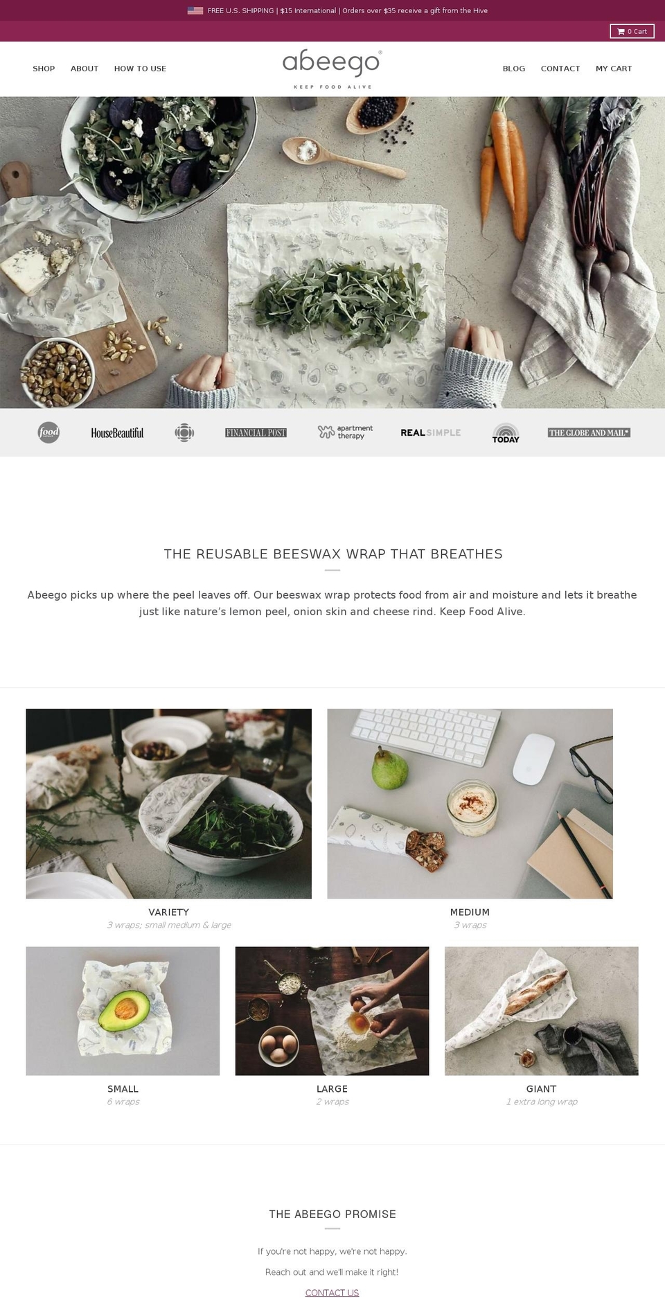 abeego.org shopify website screenshot