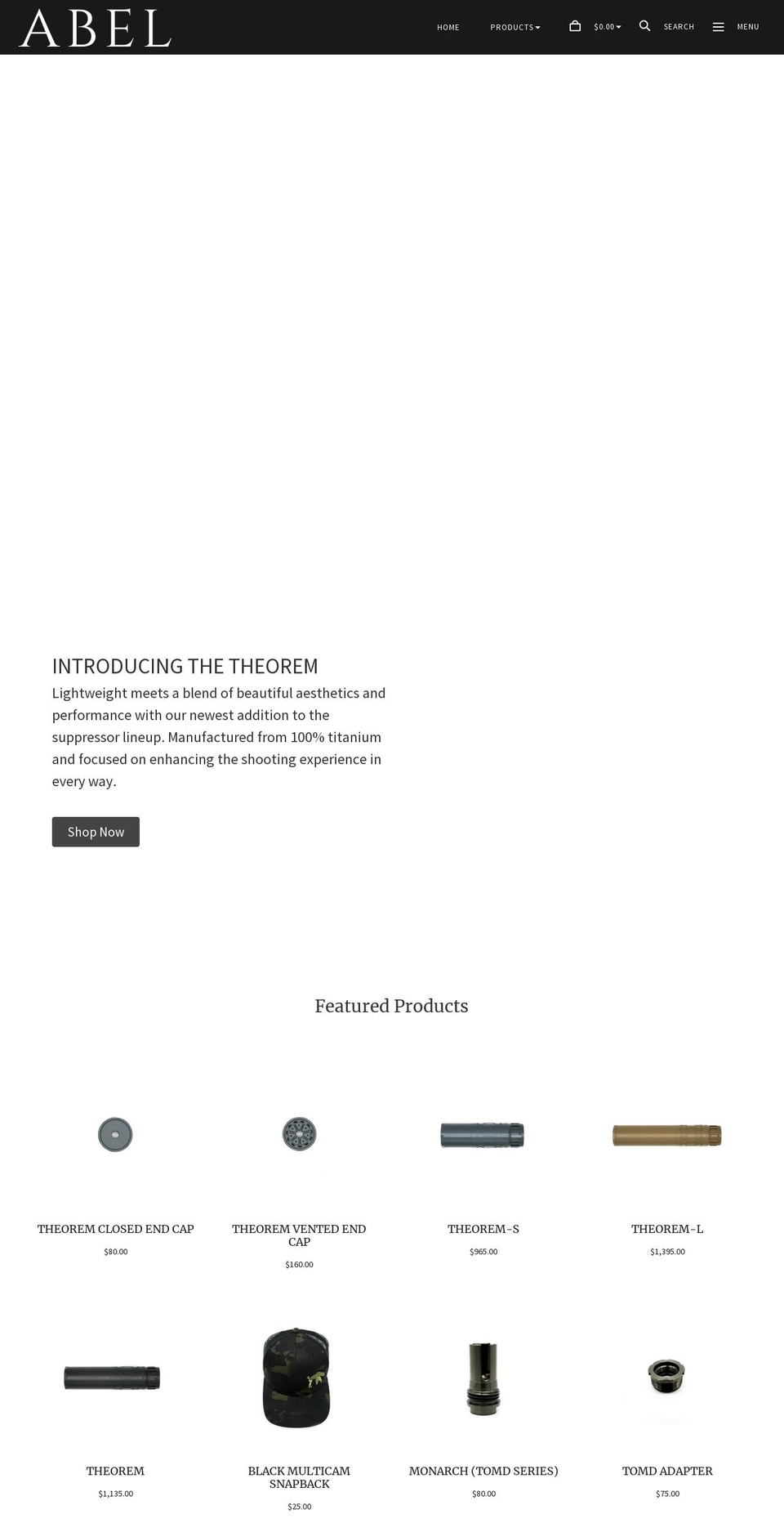 abelcousa.com — Shopify storefront screenshot