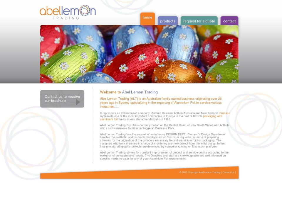 abellemontrading.com shopify website screenshot