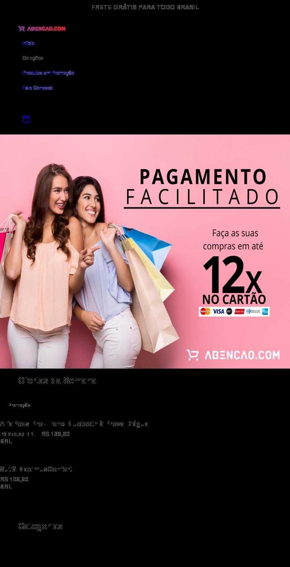 abencao.com shopify website screenshot