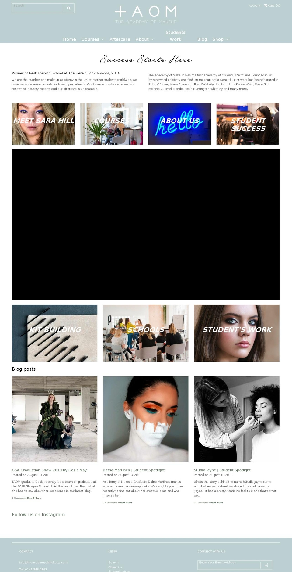 aberdeenmakeupacademy.com Shopify store