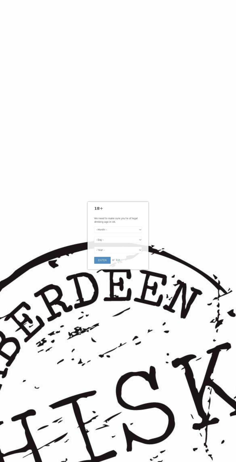 aberdeenwhiskyshop.co.uk shopify website screenshot