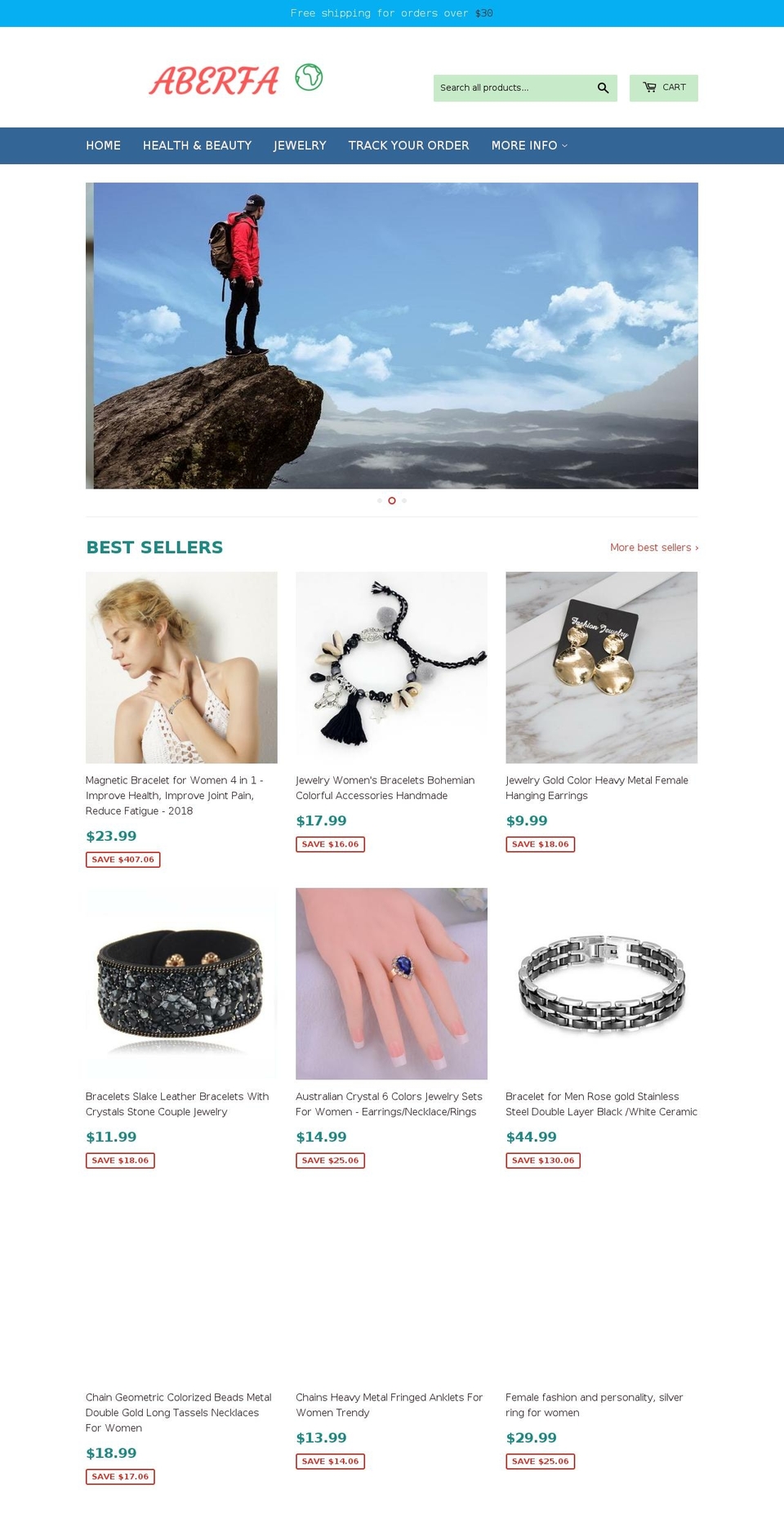 aberfa.com — Shopify storefront screenshot