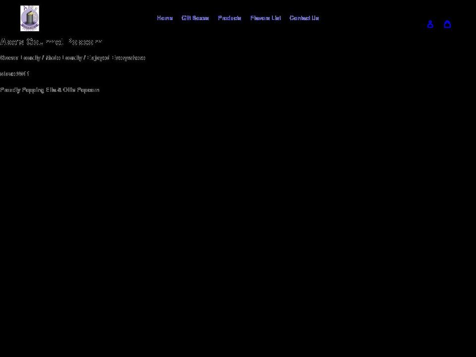 abesgourmetpopcorn.com shopify website screenshot