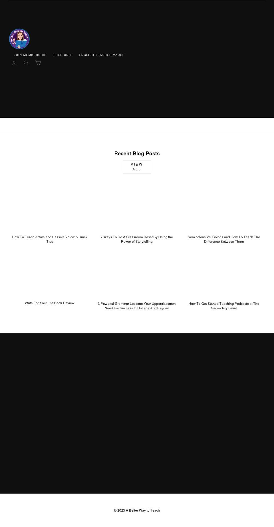 abetterwaytoteach.com shopify website screenshot