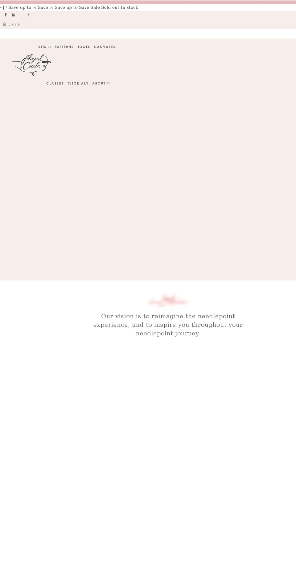 abigailcecile.com shopify website screenshot