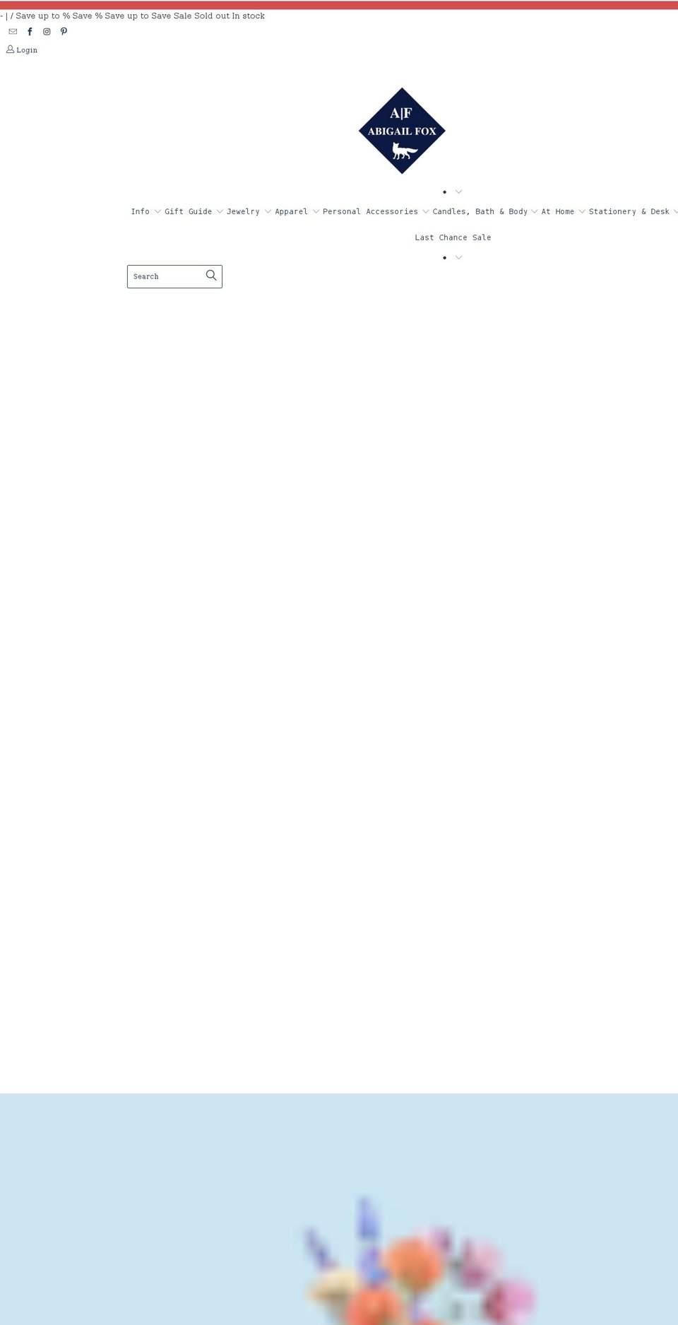 abigailfoxgreenwich.com — Shopify storefront screenshot
