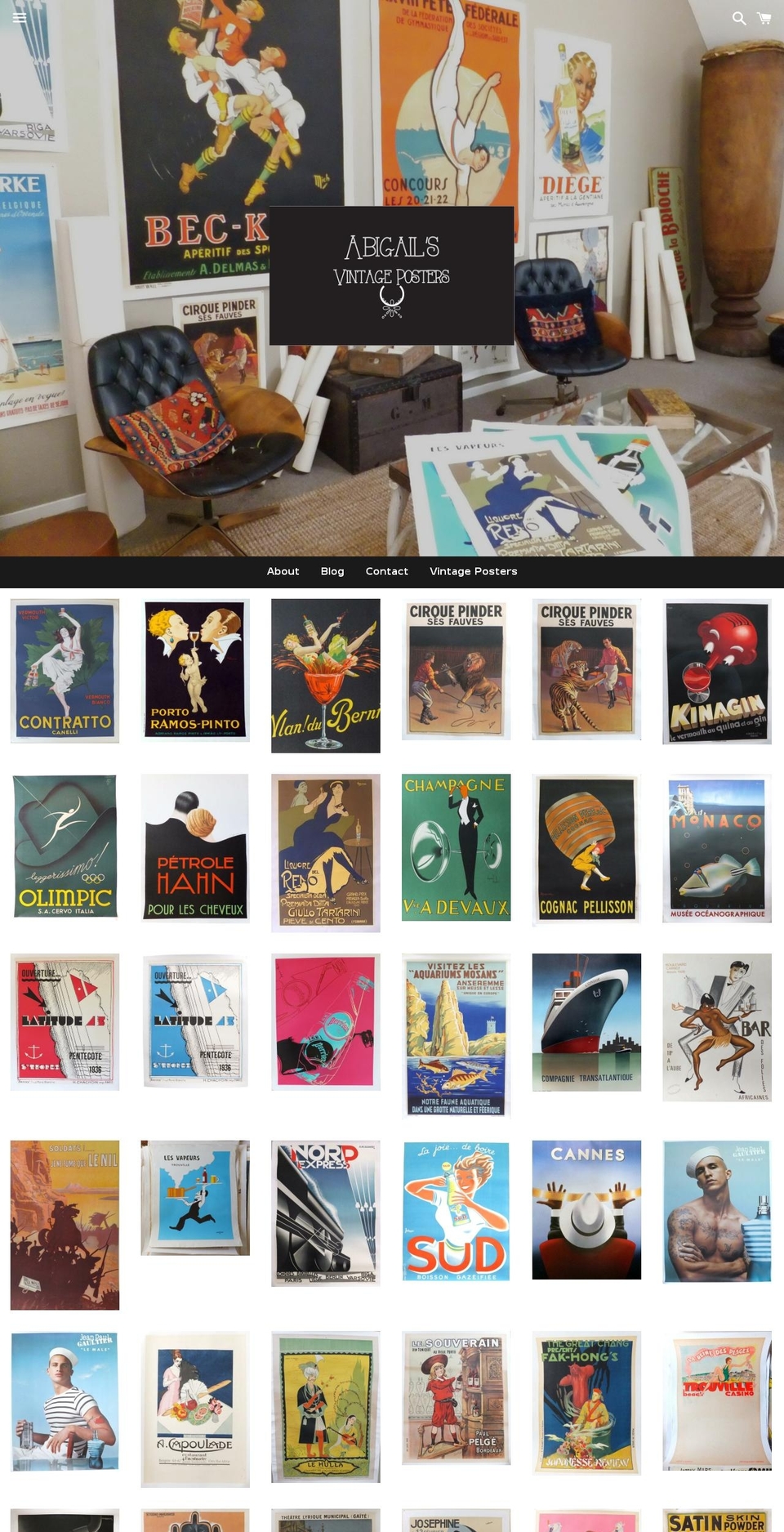 abigailgreene.com shopify website screenshot