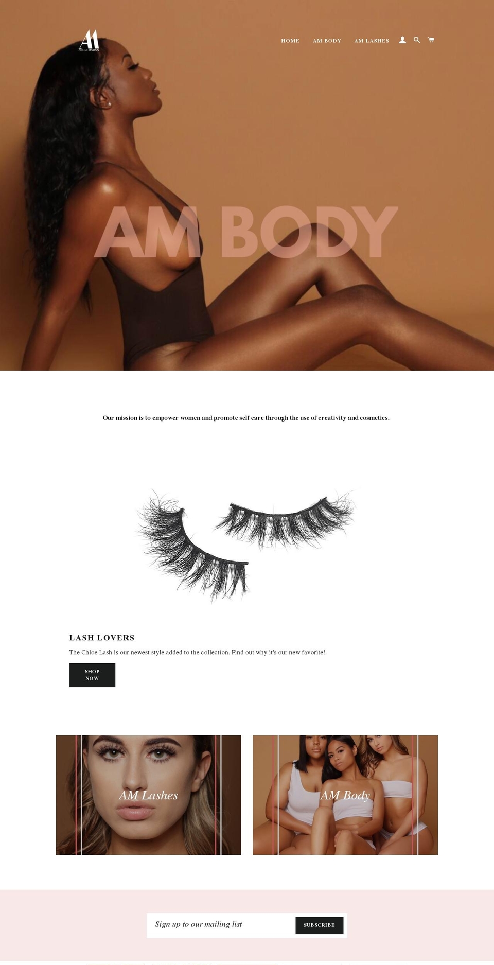 abigailmarynn.com — Shopify storefront screenshot