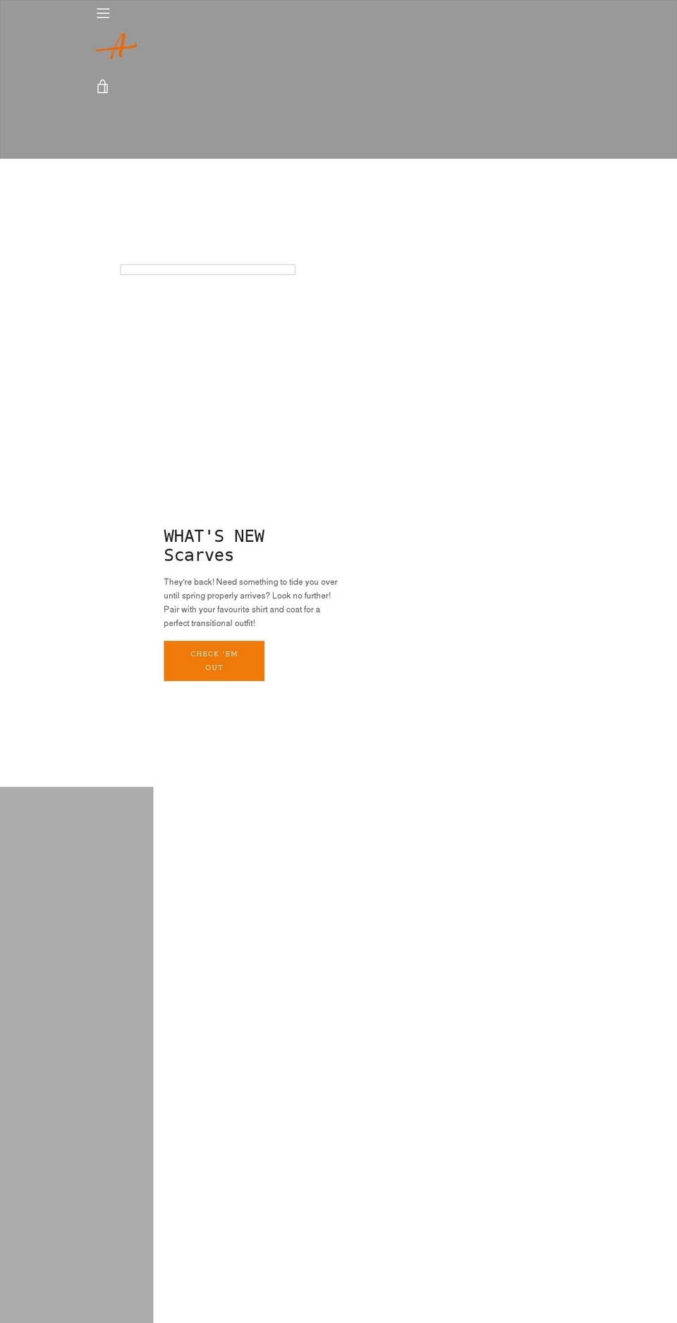 abiskinner.com shopify website screenshot