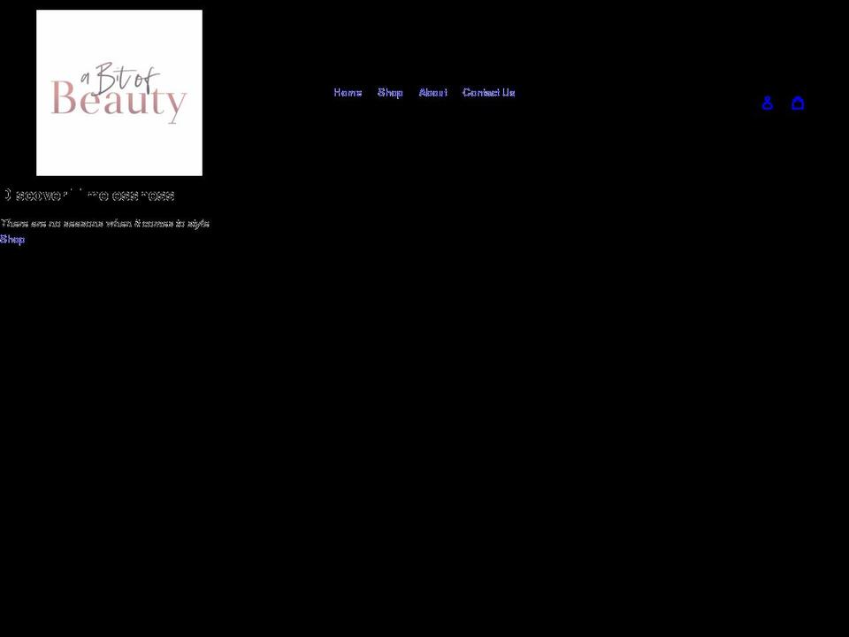 abitofbeaut.com shopify website screenshot