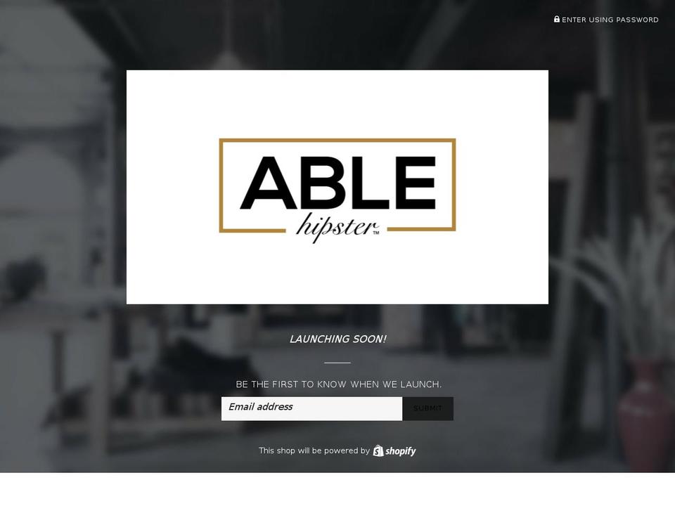 ablehipster.com — Shopify storefront screenshot
