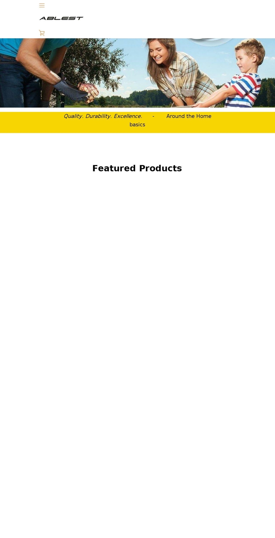 ablestco.com — Shopify storefront screenshot