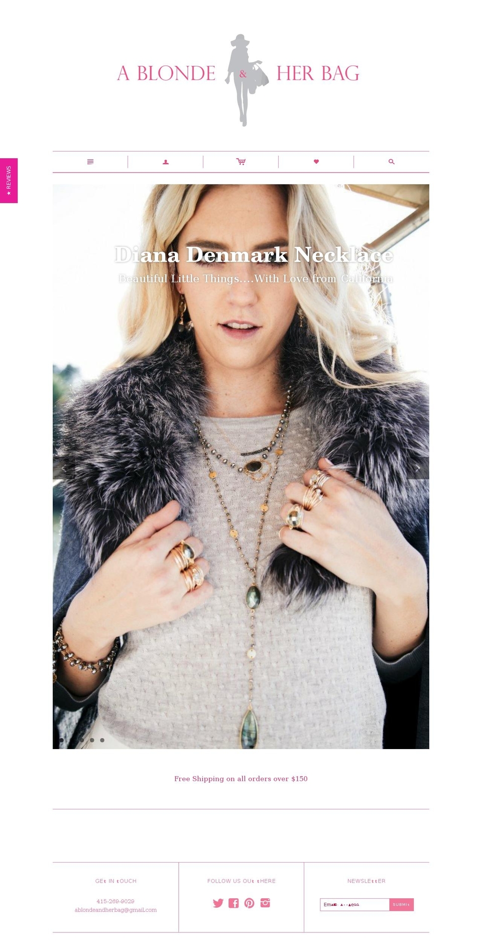 ablondandherbag.com — Shopify storefront screenshot