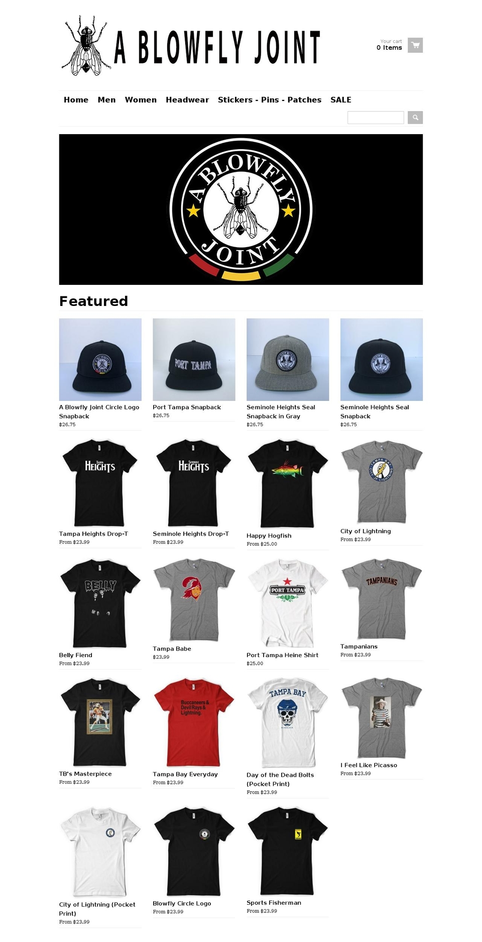 ablowflyjoint.com shopify website screenshot