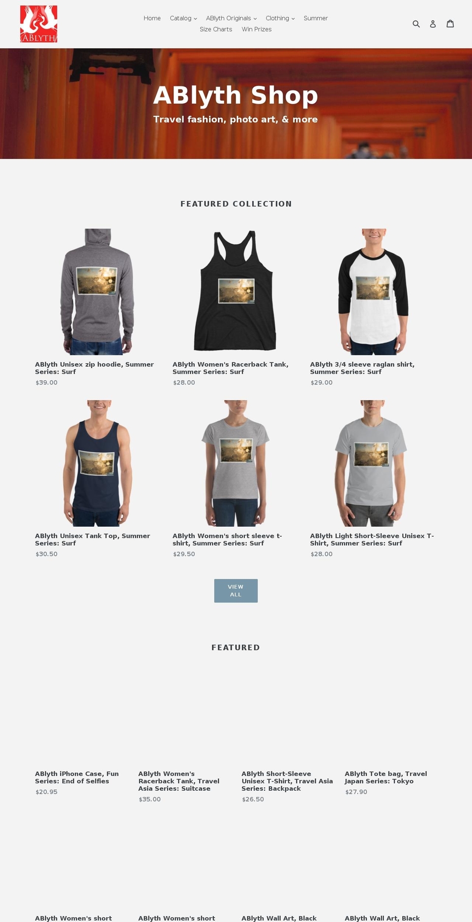 ablyth-shop.com shopify website screenshot