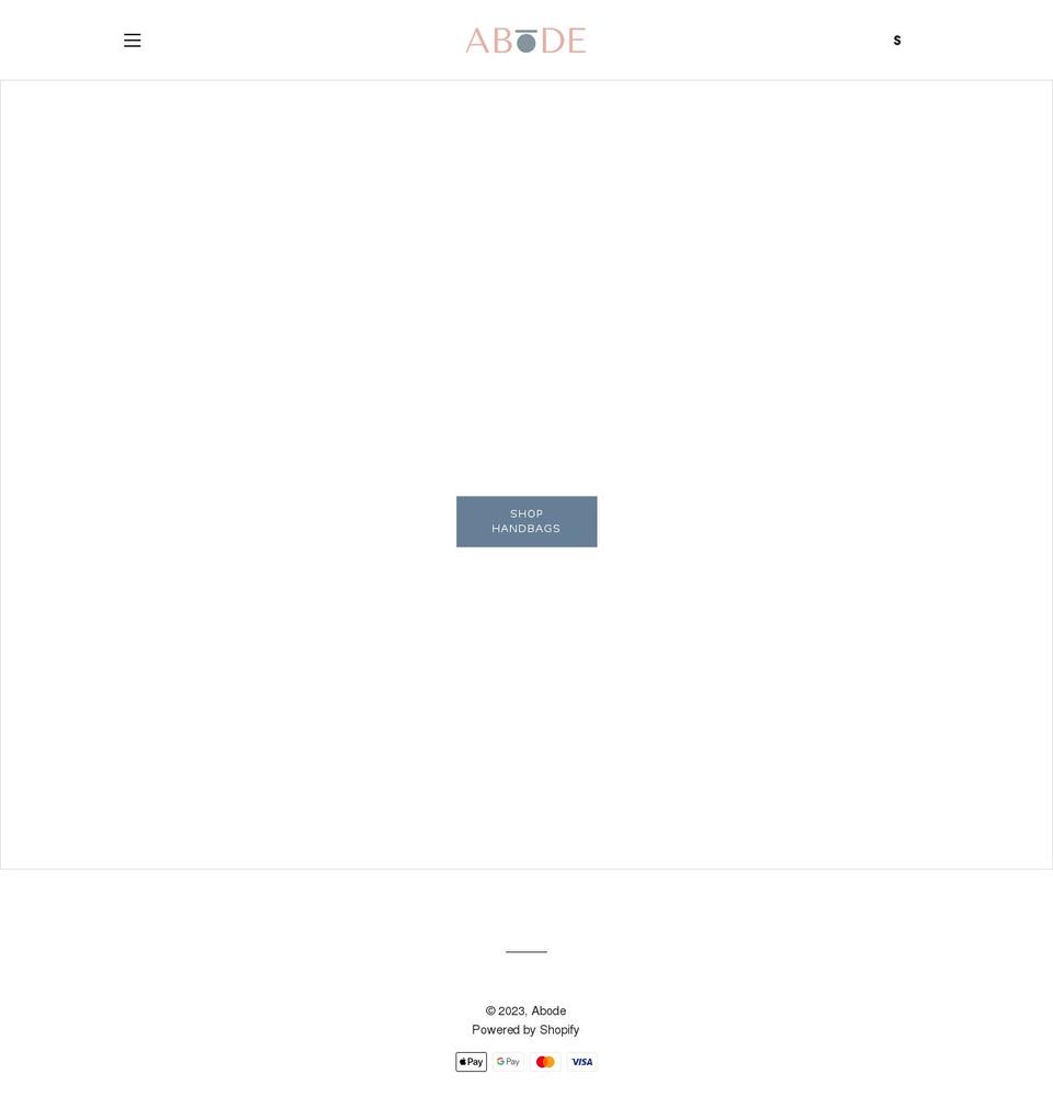abodejewellery.com shopify website screenshot