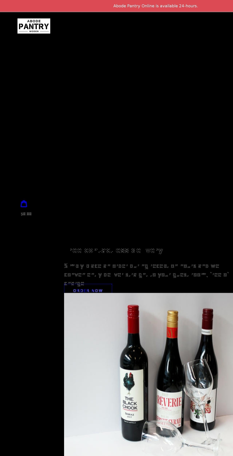 abodewodenpantry.com.au shopify website screenshot