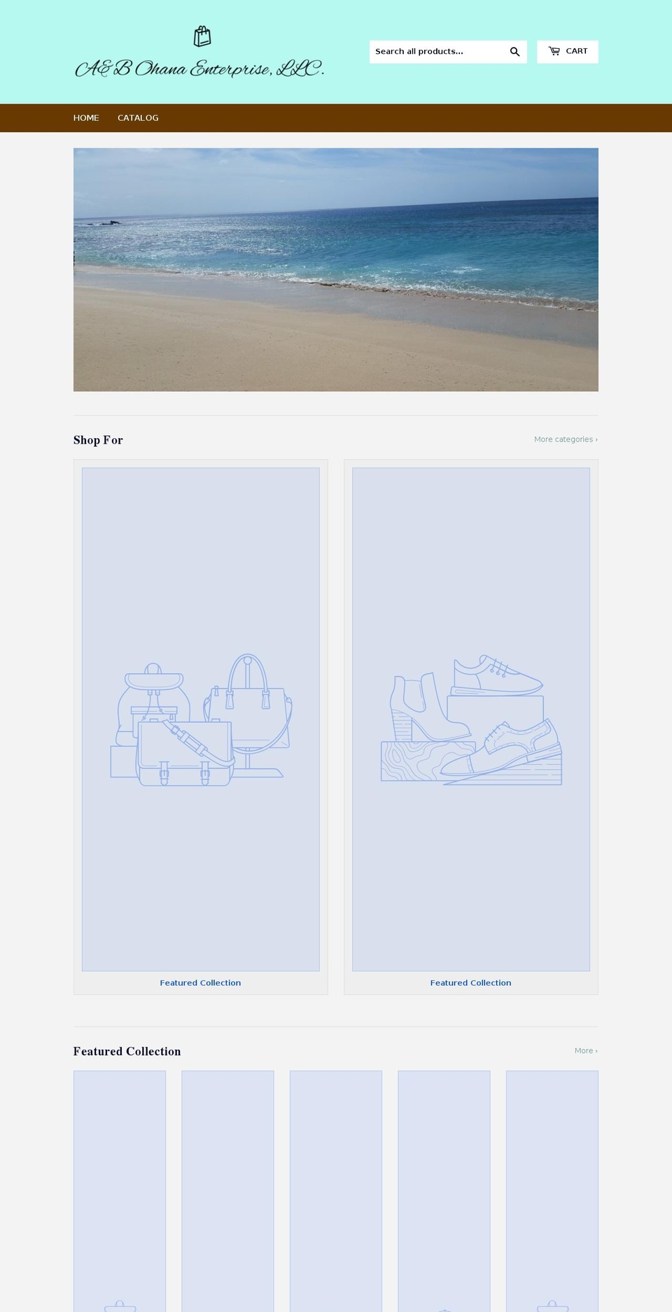 abohanaenterprisellc.org shopify website screenshot
