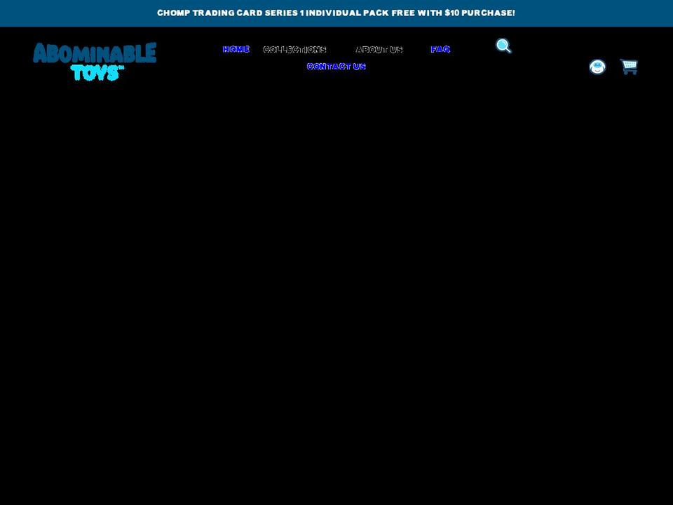 abominabletoys.com — Shopify storefront screenshot