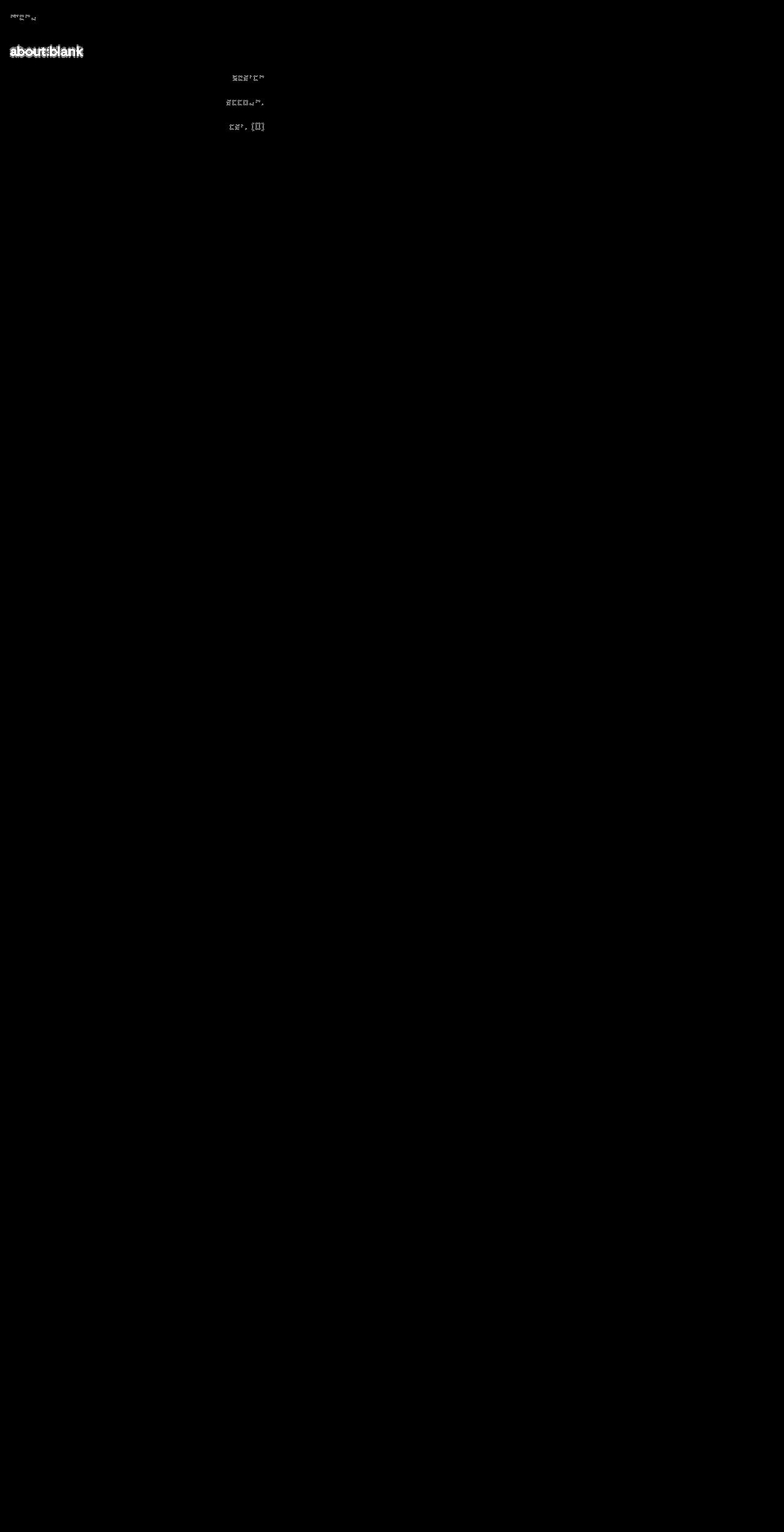 about---blank.com shopify website screenshot