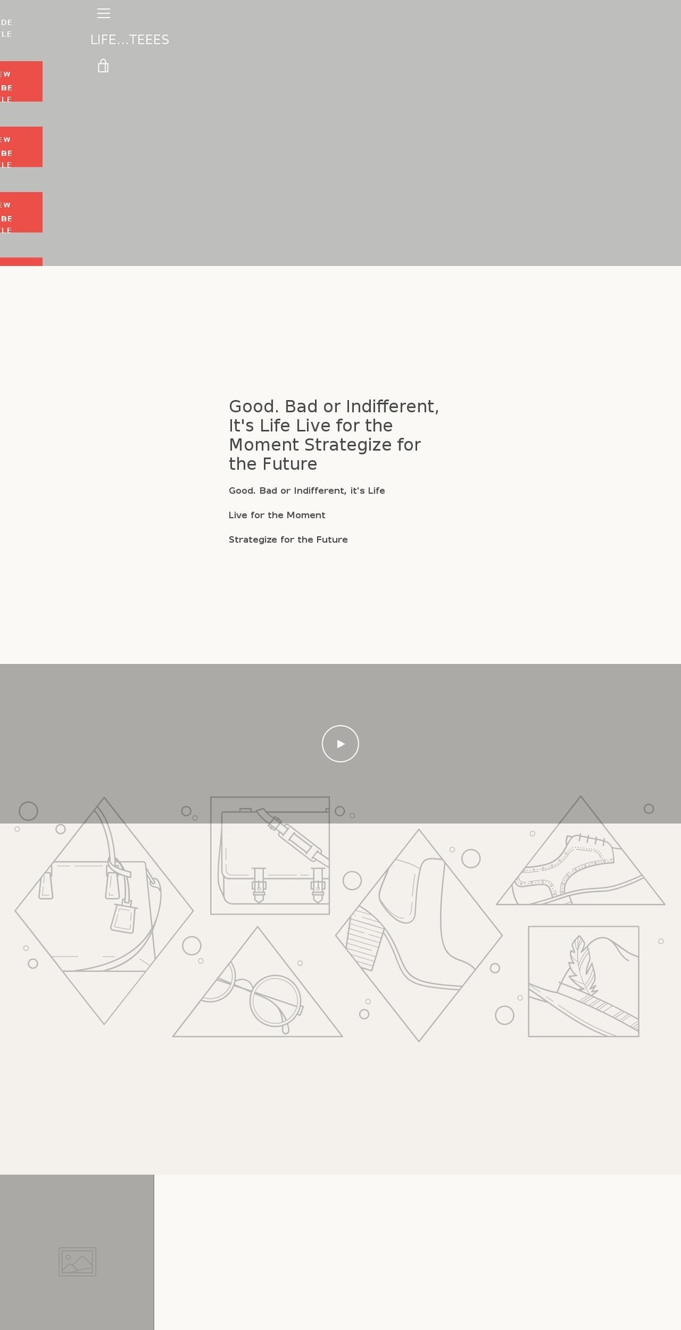 aboutlifetees.com — Shopify storefront screenshot