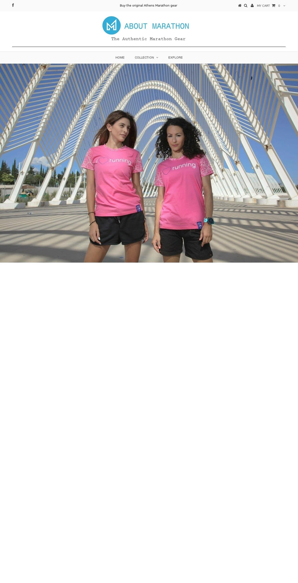 aboutmarathon.com — Shopify storefront screenshot