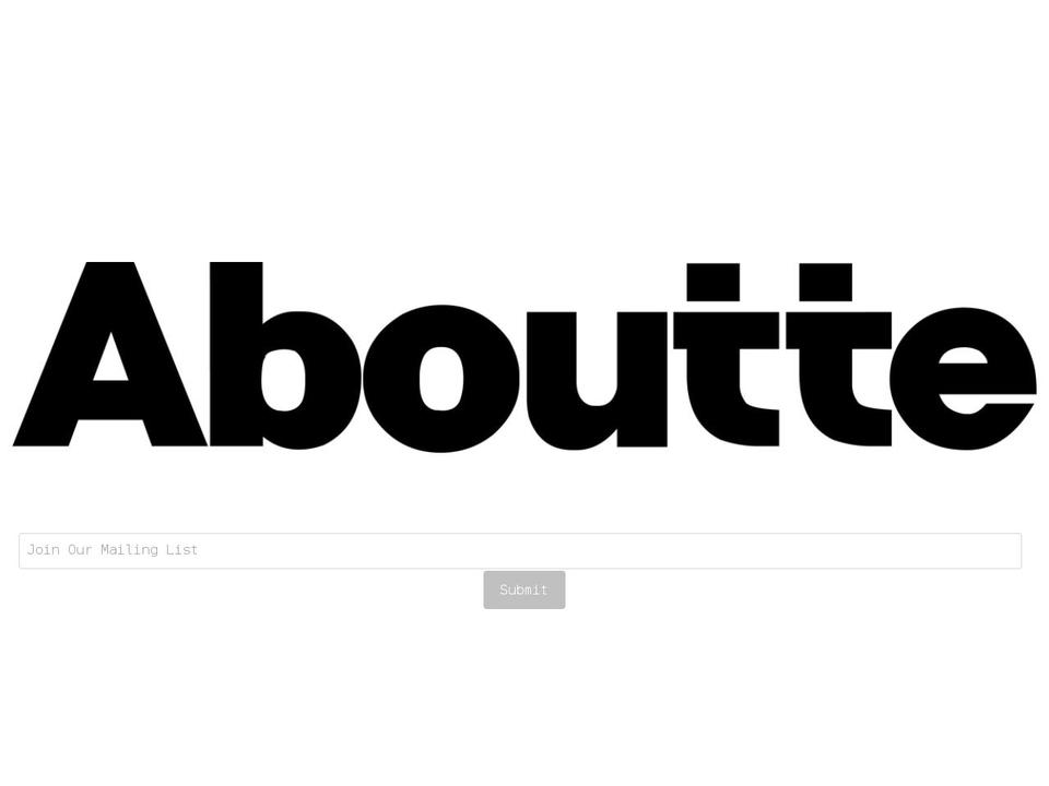 aboutte.net shopify website screenshot