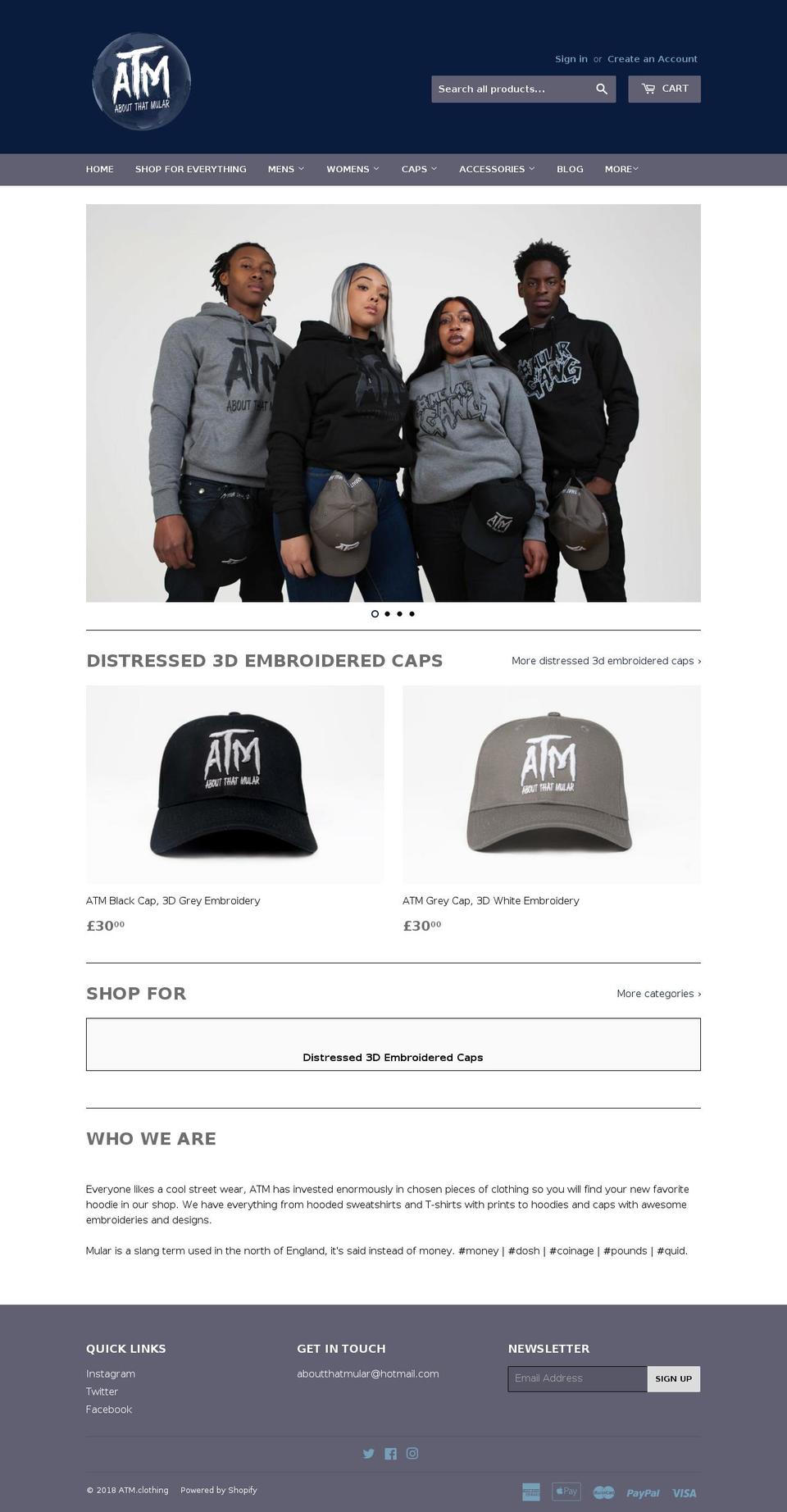 aboutthatmular.com — Shopify storefront screenshot