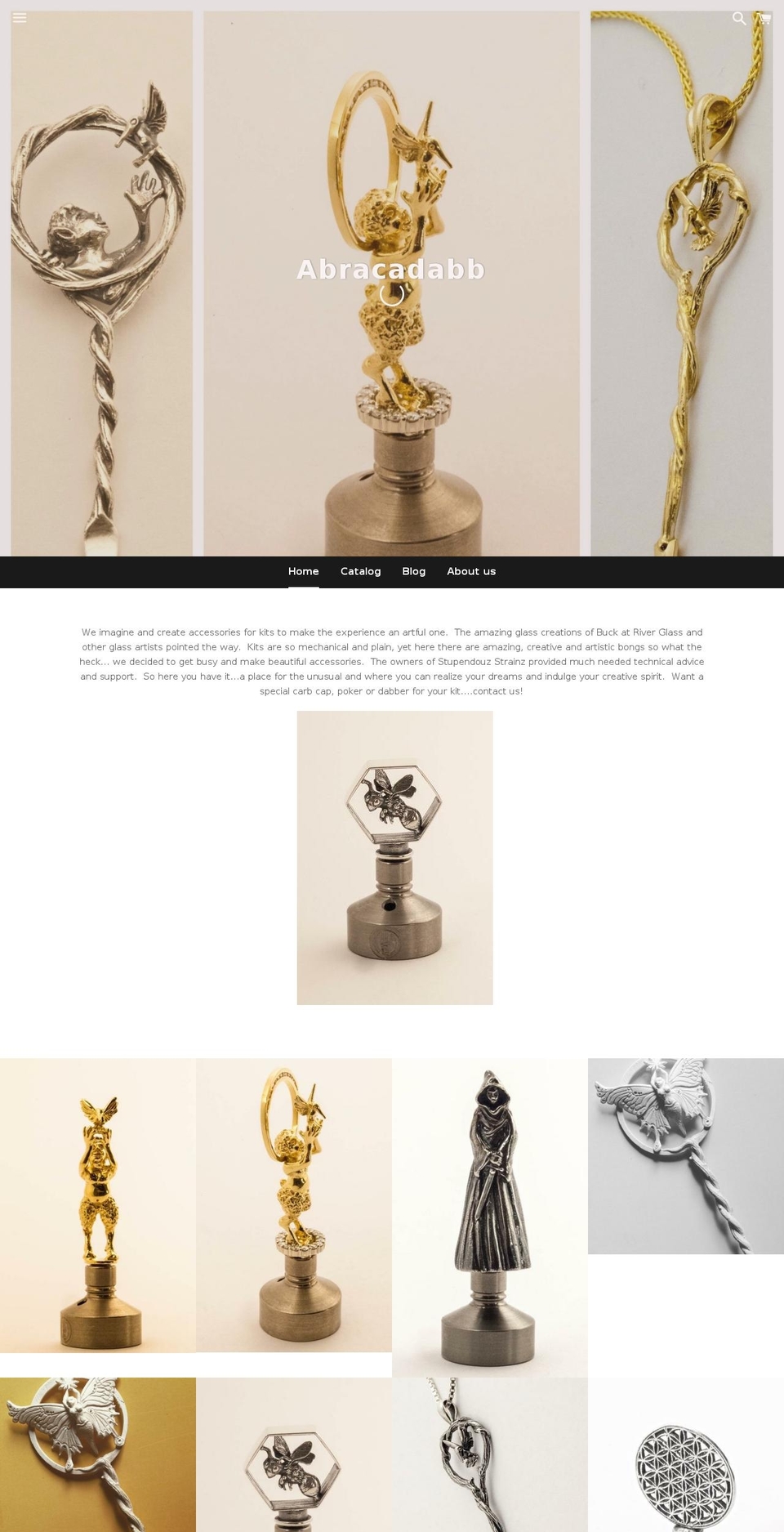 abracadabb.com shopify website screenshot
