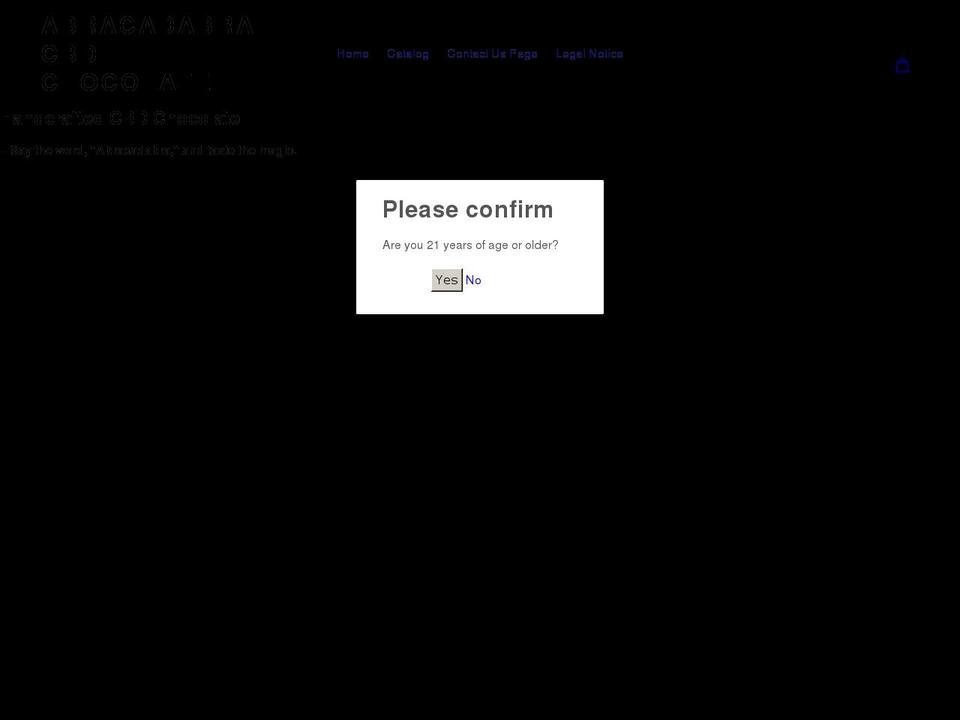 abracadabracbdchocolate.com shopify website screenshot